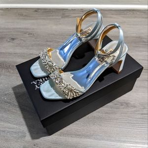 Badgley Mischka Marsha Block-Heel Sandals